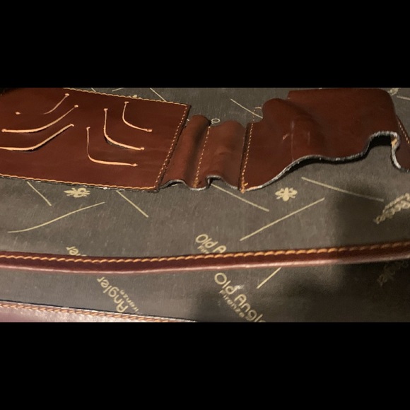 Old Angler leather  briefcase - Picture 7 of 14